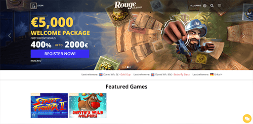 Rouge Mobile Casino App