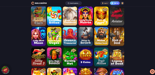 Kas-Casino-Game-Selection