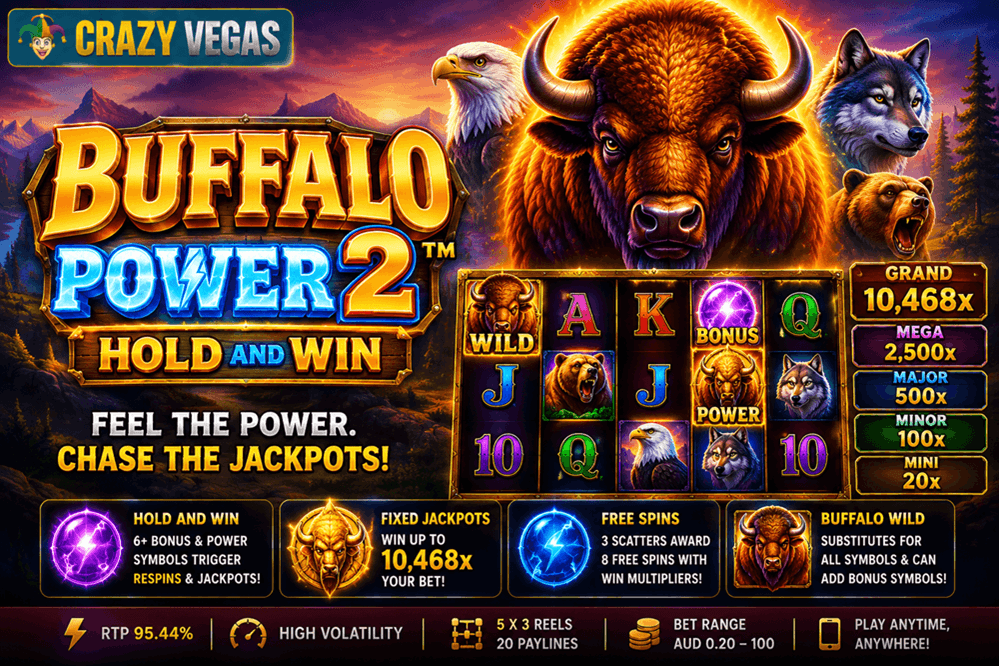 Buffalo Power 2: Hold and Win Pokie Review
